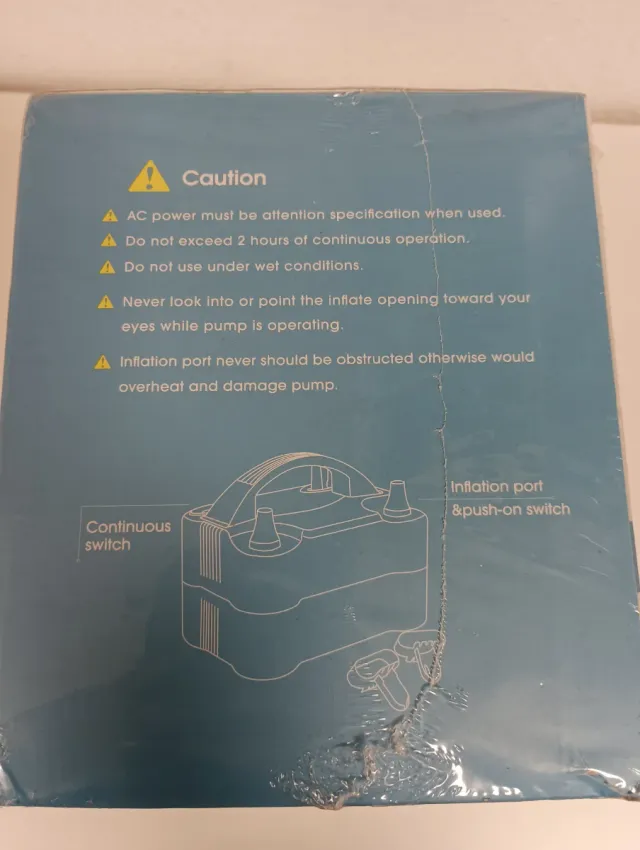 Bomba Eléctrica Aire Globo 600W