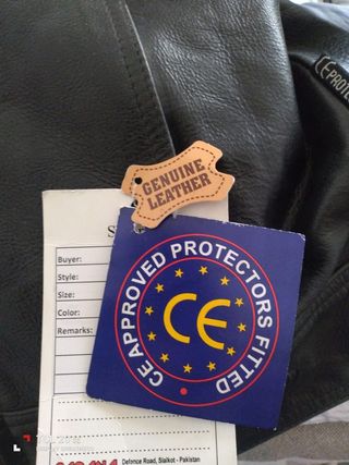 Cazadora de cuero Shiro Talla L