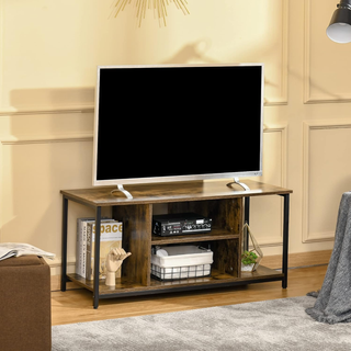 Mobile TV Moderno, Fino a 55'' con Ripiani Aperti,