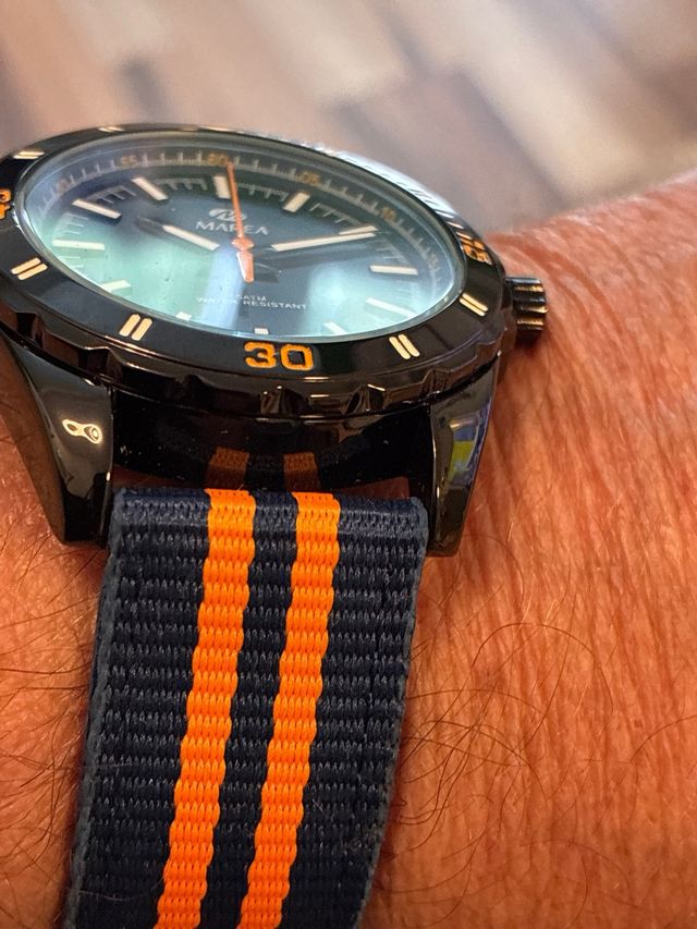 Reloj Marea Hombre B36122/1 Azul Naranja