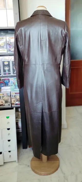 Abrigo largo de piel ovino