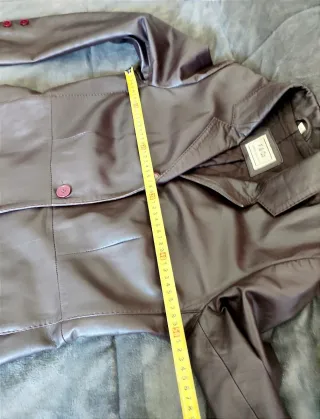 Abrigo largo de piel ovino