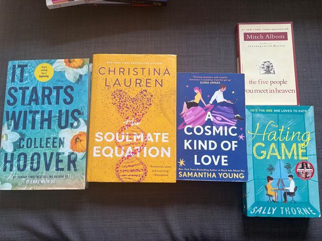 Pack romantic books (english)