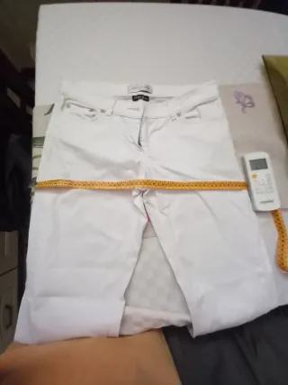 Pantaloni bianchi Daniele Alessandrini donna