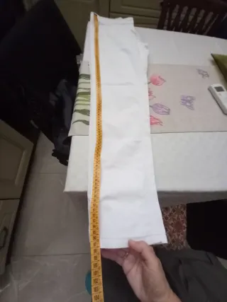 Pantaloni bianchi Daniele Alessandrini donna