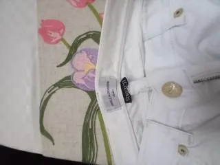 Pantaloni bianchi Daniele Alessandrini donna