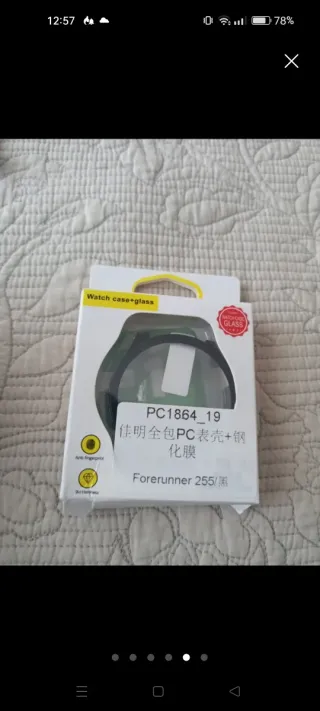 Carcasa Protectora Garmin Forerunner 255 Negra