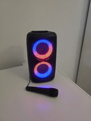 Cassa Bluetooth Karaoke Portatile