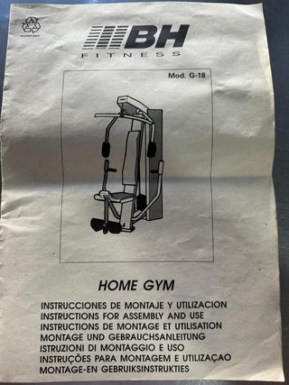 BH Fitness Home Gym Máquina de Pesas