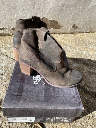 Botines Felmini Mujer Talla 38 Marrones