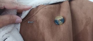 Chaqueta borrego con capucha