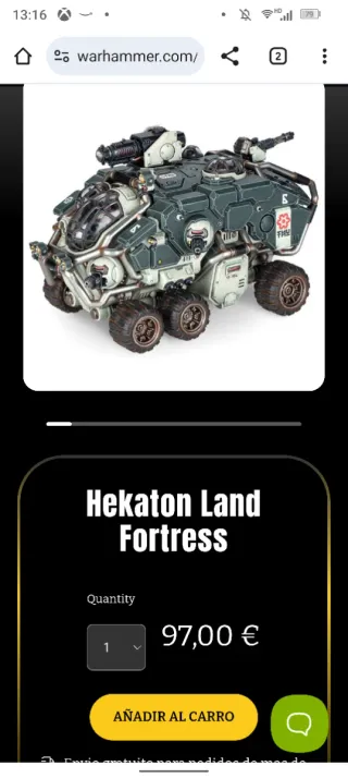 Hekaton Land Fortress Warhammer