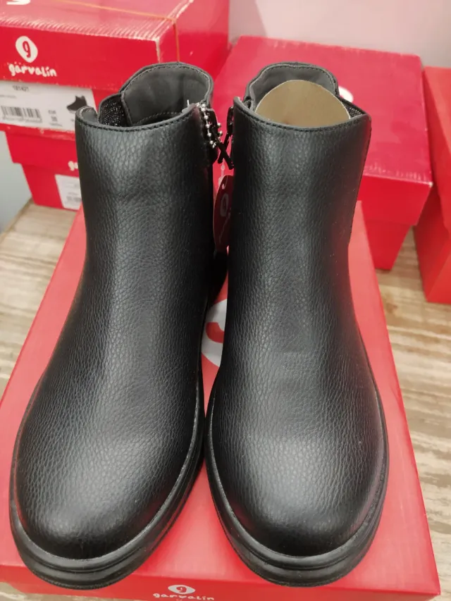 Botines Garvalin Mujer Negro Talla 32