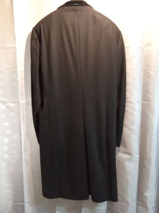 Sobretudo preto gola veludo