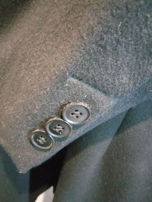 Sobretudo preto gola veludo