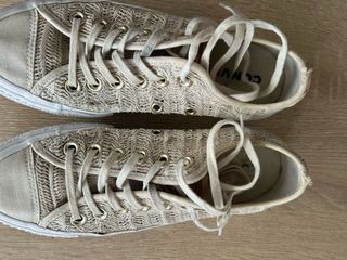 Converse Beige/Blanco Mujer