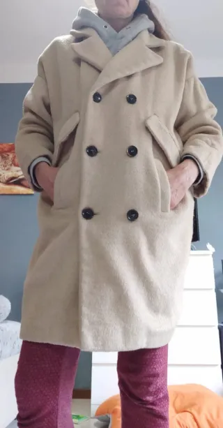 Cappotto donna beige