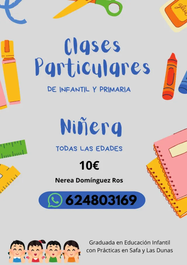 Clases particulares/Niñera
