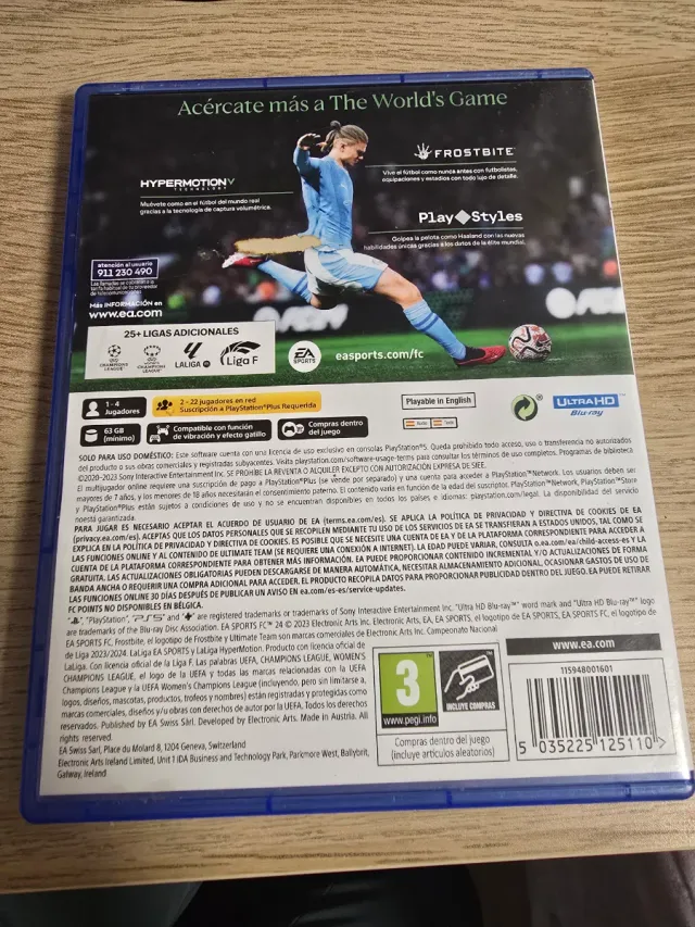 EA Sports FC 24 PS5 Juego Deporte