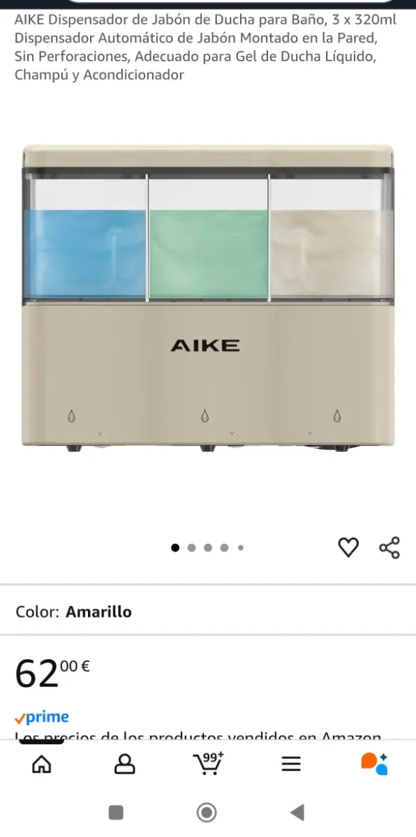 Dispensador automático triple AIKE