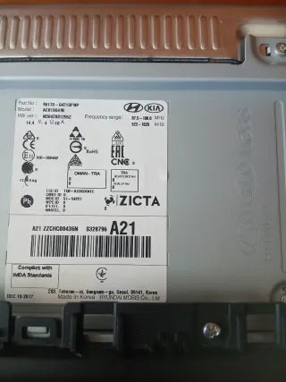 Pantalla Radio Coche hyundai i30