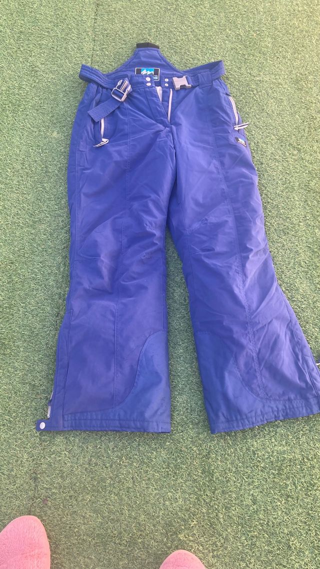 Pantalón de esquí azul hombre talla 42