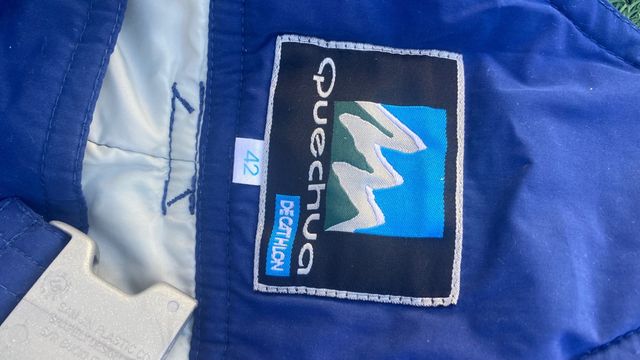 Pantalón de esquí azul hombre talla 42