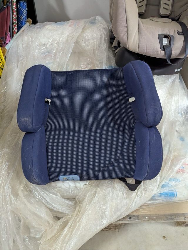 Elevador coche niño azul