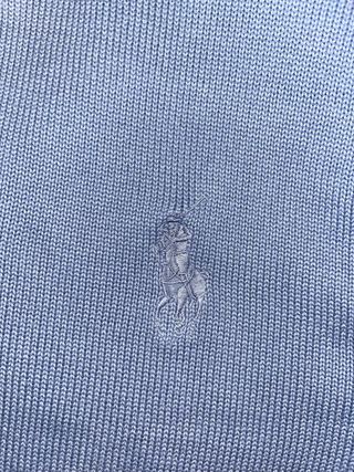 Jersey Polo Ralph Lauren Azul Media Cremallera