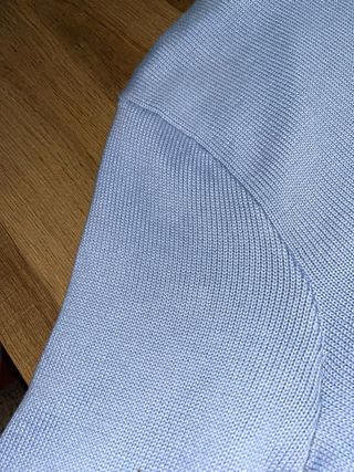 Jersey Polo Ralph Lauren Azul Media Cremallera