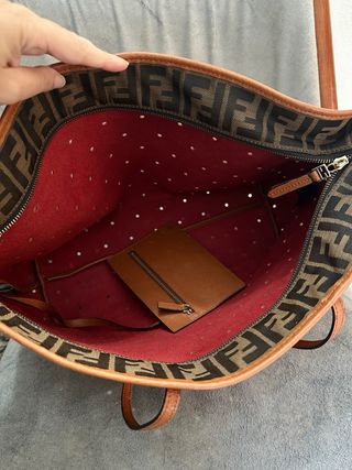 Borsa Fendi Pelle Tote Marrone