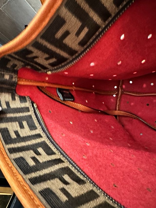 Borsa Fendi Pelle Tote Marrone