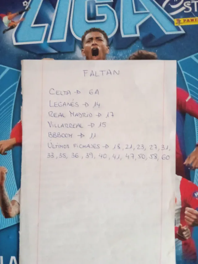 Colección Cromos Liga Este 24/25 Panini