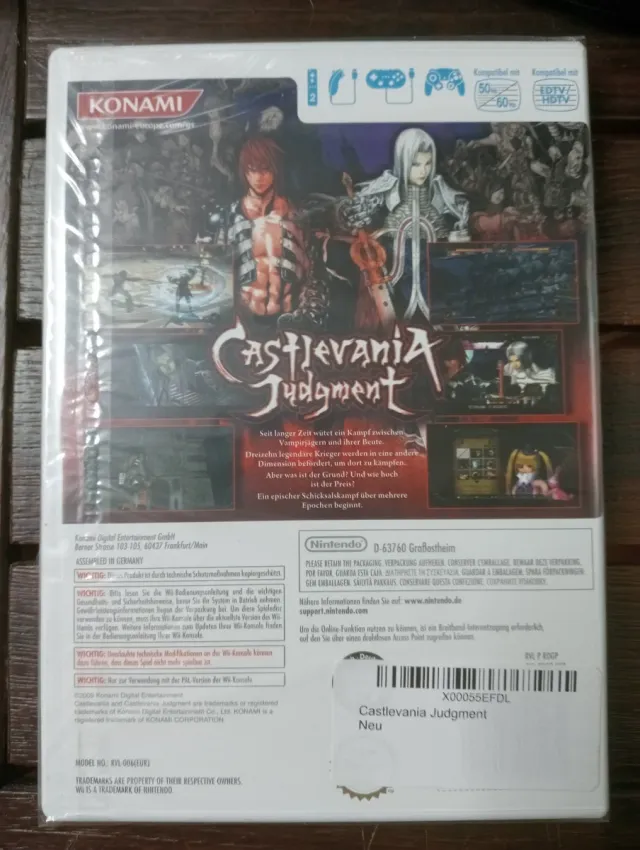 PRECINTADO Castlevania Judgment PAL Nintendo Wii