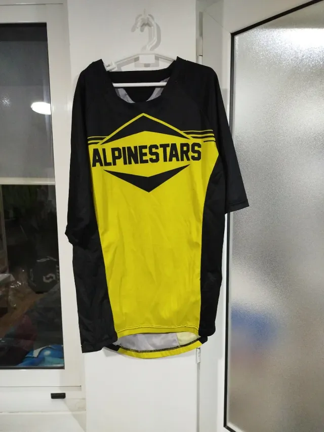 Camiseta Alpinestars Talla S Negra/Amarilla