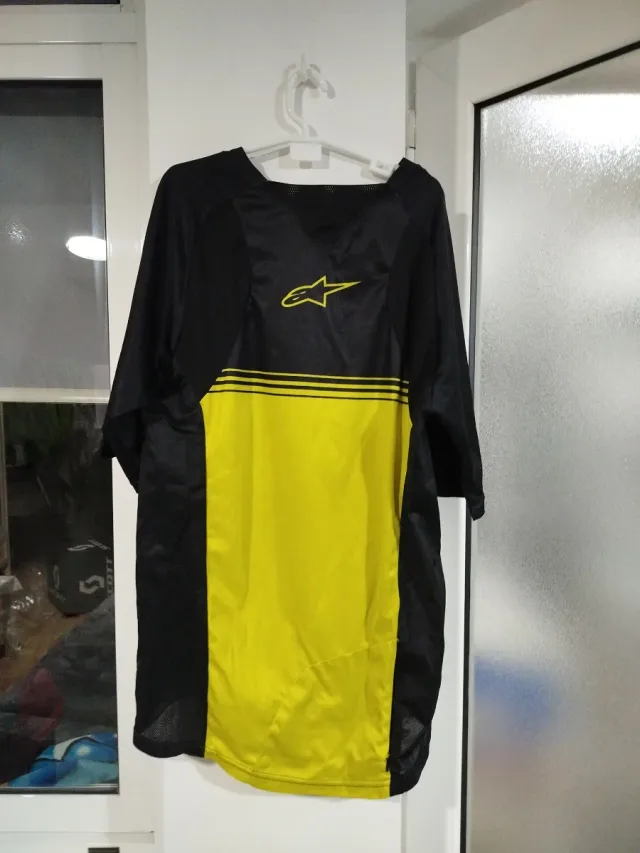 Camiseta Alpinestars Talla S Negra/Amarilla