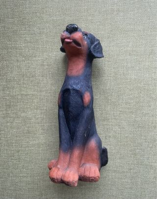 Statuetta cane rottweiler