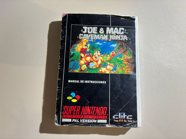 Joe & Mac SNES completo con caja y manual PAL