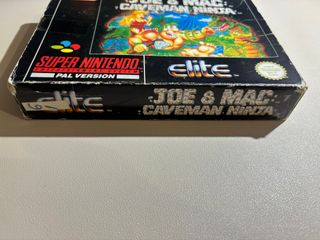 Joe & Mac SNES completo con caja y manual PAL
