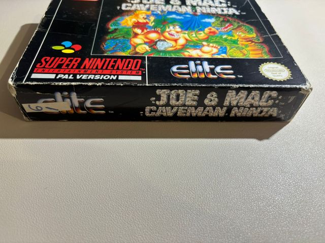 Joe & Mac SNES completo con caja y manual PAL