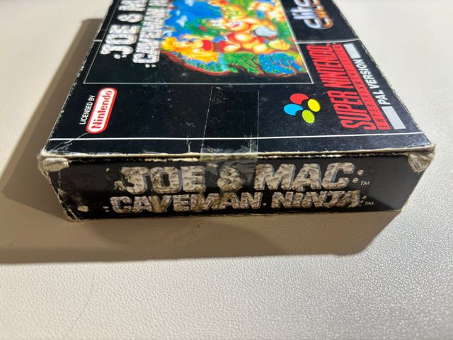 Joe & Mac SNES completo con caja y manual PAL