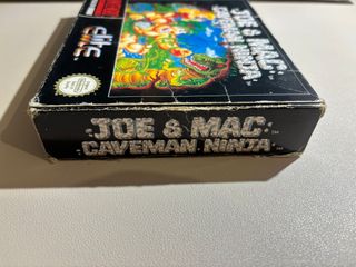 Joe & Mac SNES completo con caja y manual PAL