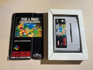 Joe & Mac SNES completo con caja y manual PAL