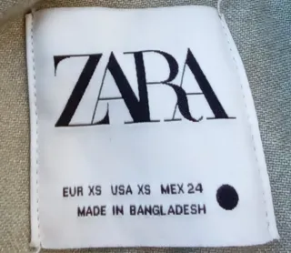 Zara chaqueta vaquera para mujer-talla XS