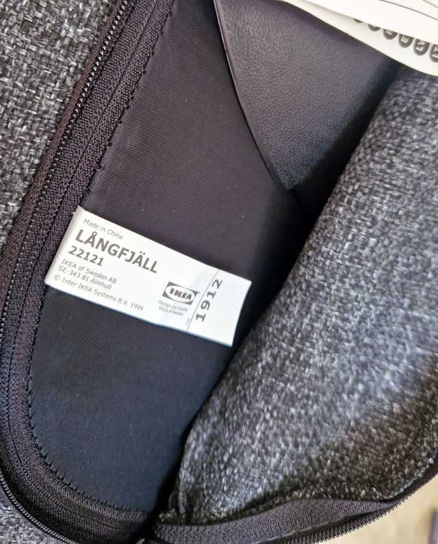 Silla de escritorio Ikea LÅNGFJÄLL gris