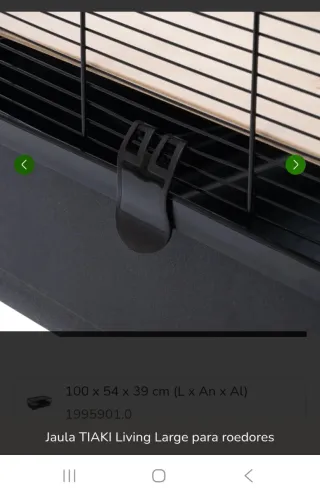 Jaula grande para pájaros o roedores