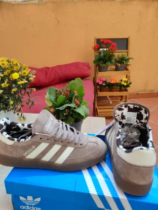 Adidas Handball Spezial Animal Print Beige/Marrón