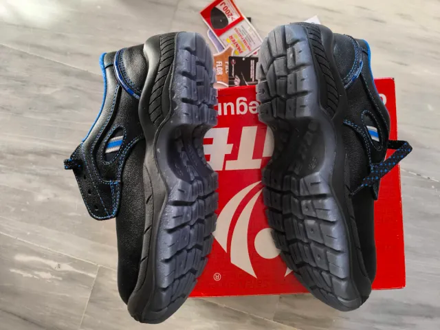 Zapatos de Seguridad Panter Negros y Azules