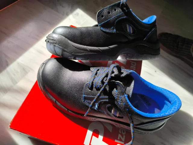 Zapatos de Seguridad Panter Negros y Azules