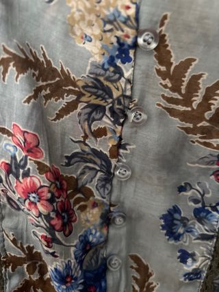 Blusa NYMHATA ALBA Talla 50 Floral Azul